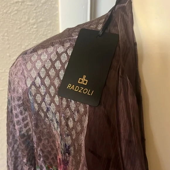 NWT purple lacy cardigan women’s size small long sleeve lightweight - Picture 13 of 14